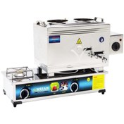 Resim Mizan 25 Lik Doğalgazlı Elektrikli 20 Litre 2 Demlikli Çay Kazanı Ocağı DEMLİKLERİ HEDİYE - CE VE GAZMER BELGELİ - 304 KALİTE - KAYNAKLI