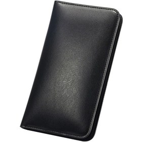 Resim Geeksen Siyah Deri Cüzdan + 6800mah Powerbank, Kablolu Şarj Fonksiyonu, Taşınabilir Cep Telefonu Şarj Cihazı, Kartlık Ve Para Çantası 2-in-1 