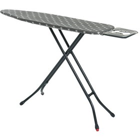 Resim Elitepress Ayarlanabilir Ayaklı Lüks Ütü Masası Isıya Dayanıklı Extra Kumaş Antrasit 