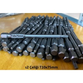 Resim Platin Hırdavat Bist Torx Uç Manyetik T10X75 mm 20 Adet PLT28000551 