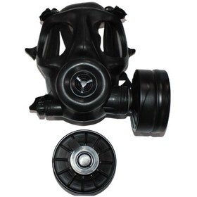 Resim MKE SR10-S Tam Yüz Askeri Gaz Maskesi + 2Adet D12 KBRN Filtre NBC 