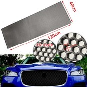 Resim Drs Tuning Bal Peteği Dizayn 3D Style ABS Plastik Panjur Teli 120x40 cm Siyah 