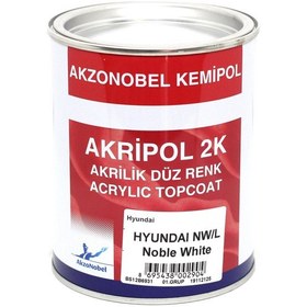 Resim Akzonobel Akripol 2k Düz Renk-noble White-nw/l- 1 Lt. 