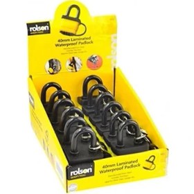 Resim Storemax 66521 40 mm Weather Resistant Padlock 