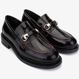 Resim Valmenti Kadın Bordo Loafer Ayakkabı 858 01 Bn Ayk Sk24-25 Bordo Acma Bordo 