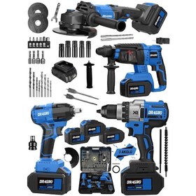 Resim Dragro 128v3 4x2 K 128 V 4'lü Set Kırıcı Somun Taş 