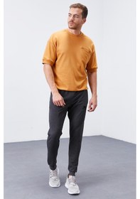 Resim Tommy Life Antrasit Melanj Fermuar Cepli Dar Kalıp Jogger Erkek Eşofman Alt - 84343 Antrasit - Melanj 