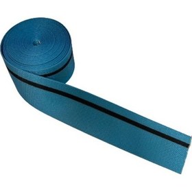 Resim Mavi Siyah Çizgili Spor Emniyet Kemeri 1 Koltuk 4 Metre 