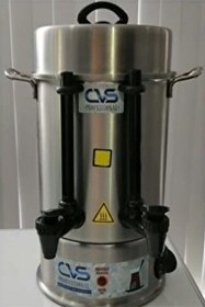 Resim CVS 60 Bardak 91106 Termostatlı 6 Lt Paslanmaz Çelik Semaver Makinesi Elektrikli Çay Otomati 