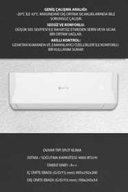 Resim Dijitsu Tornado 9000 Btu Klima 