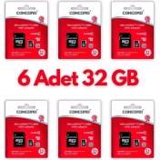 Resim 6 Adet Ultrahız 32GB Micro Sd Hafıza Kartı: Yüksek Performans ve Geniş Depolama Kapasitesi 