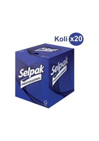 Resim Selpak Professional 20 X 48'li Premium Butik Kutu Mendil 9681111 Beyaz 