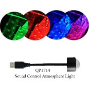Resim Xiyu Shop Qp1714 Araba Usb Led Parti Işıkları Sahne Etkisi Karaoke Atmosfer Lambası 4W 5V Taşınabilir Disko Topu Renkli Lazer Dj Disko Hafif Müzik (Yurt Dışından) 