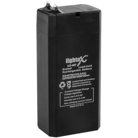 Resim AKÜ 4 VOLT 0.8 AMPER LIGHTEX LT-407 