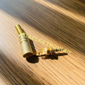 Resim 2.5mm erkek lehim tip fiş konnektörü için Aux hoparlör kablosu kulaklık jakı 