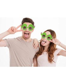 Resim Kuzgun Ticaret Kaktüs Temalı Hawaii Yaz Partisi Gözlüğü 8.5X18.5 cm - Lisinya 