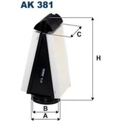 Resim Filtron Ak381 Hava Filtresi - ( Mercedes-benz Om651 / W205 C Serisi ) 6510940100 (WE651564) 