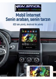 Resim Renault Cli O 5 Androi D 2gb Ram 32gb Rom Carplay Navi Gasyon Tesla Multi Medya 