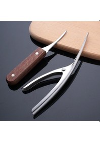 Resim Lichen 304 Paslanmaz Çelik Karides Soyucu, 2 Set Ev Tipi Karides 