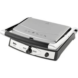 Resim Fakir N-Joy 2000 W Tost Makinesi – Ayarlanabilir Isı Kontrollü, Granit Plakalı, 180° Açılır Gümüş Gövde ve Izgara Özellikli 