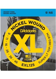 Resim D'addario Exl125 Elektro Gitar Teli 009-046 