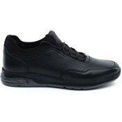 Resim Greyder 18231 Siyah Hakiki Deri Erkek Sneaker Ayakkabı-978 Siyah 