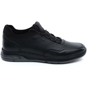 Resim Greyder 18231 Siyah Hakiki Deri Erkek Sneaker Ayakkabı-978 Siyah 