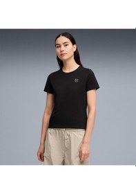 Resim Puma Essential Elevated Kadın Siyah Tişört Siyah 