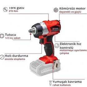 Resim Tp-Cw 18LI Bl Brushless - Solo, Kömürsüz Akülü Darbeli Somun Sıkma 