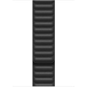 Resim Microsonic Apple Watch Series 3 42mm Kordon Leather Link Band Siyah 
