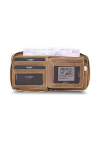 Resim Guard Antik Taba Fermuarlı Yatay Mini Deri Cüzdan - Grd2403xw22459 Çok Renkli 