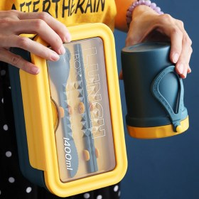 Resim Eternall Taşınabilir Bölmeleri Japon Bento Gıda Saklama Kabı (Yurt Dışından) 