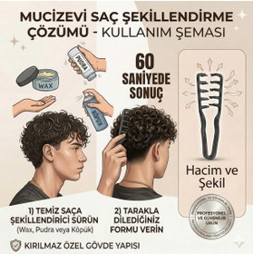 Resim Memania Co Mucizevi Tarak Şekillendirme Tarağı 