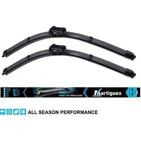 Resim Martigues Silecek Muz Vw Golf Iv Bora Polo Mazda Iıı 21+19 Inc 525+475mm 