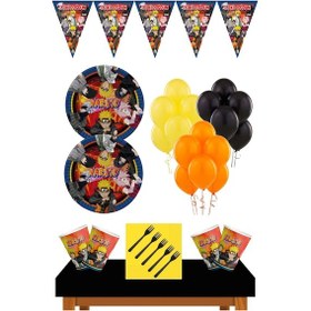 Resim Naruto Doğum Günü Konsepti 40 Kişilik Doğum Günü Seti Ekonomik 