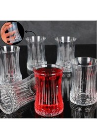 Resim Paşabahçe 42901 Elysia Çay Bardak 6 Adet Şeffaf 