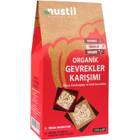 Resim NUSTİL Organik Gevrekler Karışımı 250g 