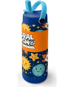 Resim Coral High Lacivert Uzay Desenli Katlanır Ağızlıklı Çelik Termos 650 Ml 38342 Lacivert 