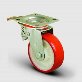 Resim Emes ED01 Zkp 80F Dönerli Frenli Teker Ağır Tip 