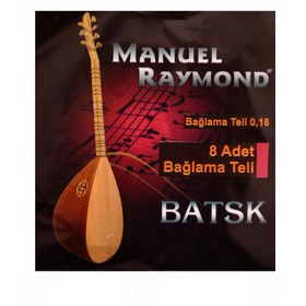Resim Manuel Raymond BATSK Kısa Sap Bağlama Teli (0.18) | Esnek Yapı Kolay Akort 