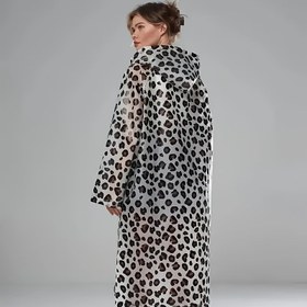 Resim Kadın Hafif EVA Yağmurluk - Tam Kapsama Yüksek Kaliteli Ayarlanabilir Kapüşonlu Ceket, Uzun Kollu Yağmur Poncho, Yan Cepler - Kadınlar için Tüm Sezon Yağmur Ekipmanı, Seyahat, İş Gidiş Gelişi, Açık Hava Aktiviteleri - Kolay Bakım Elde Yıkanabilir, Yağmurluk 