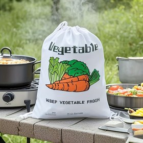 Resim Sebze ve Meyve Taze Tutma Torbaları - Alüminyum Folyo Astarlı Yeniden Kullanılabilir Polyester Çekmece Poşetleri, Bananlar, Yaban Mersini, Yeşil Sebzeler, Domatesler, Limonlar, Brokoli için Yüksek Kaliteli Dikdörtgen Gıda Güvenli Organizatörler 