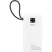 Resim HEPU HP-247 30000 mAh Süper Hızlı Powerbank Type-C, Micro, Lightning + USB Çıkışlar 