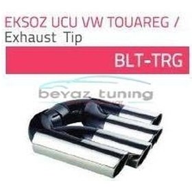 Resim Vw Touareg Egzoz Ucu Çiftli Set 