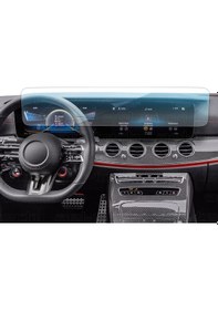 Resim Mercedes E-serisi W213 Uyumlu 12.3 İnç Dijital Gösterge Ve Navigasyon 9h Nano Ekran Koruyucu 