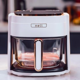 Resim Nell Healthy Glass 4.2 lt Yağsız Airfryer Siyah - Gri 