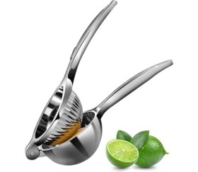 Resim Storemax Paslanmaz Çelik Limon Sıkacağı – Portakal, Narenciye ve Meyve Sıkacağı – Ergonomik Saplı, Dayanıklı ve Kolay Temizlenebilir 