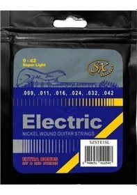 Resim Sx Szste1sl Super Light Elektro Gitar Teli 09-42 