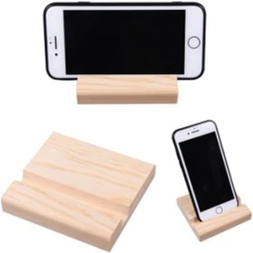 Resim Genel Markalar Ahşap Cep Telefonu Ve Tablet Standı 