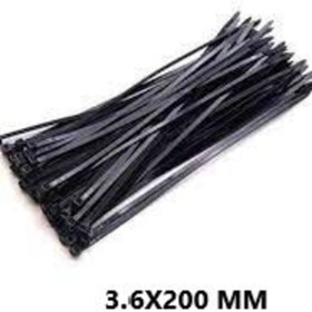 Resim Go İthalat PLASTİK ÇIRT KELEPÇE 100 PARÇA SİYAH 3.6X200MM. (4738) 